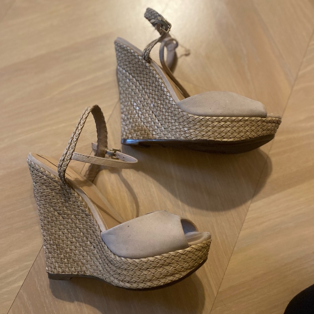 Nude Aldo Wedges
